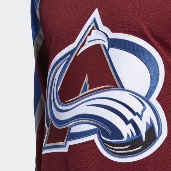 Avalanche Home Authentic Jersey Burgundy Adidas