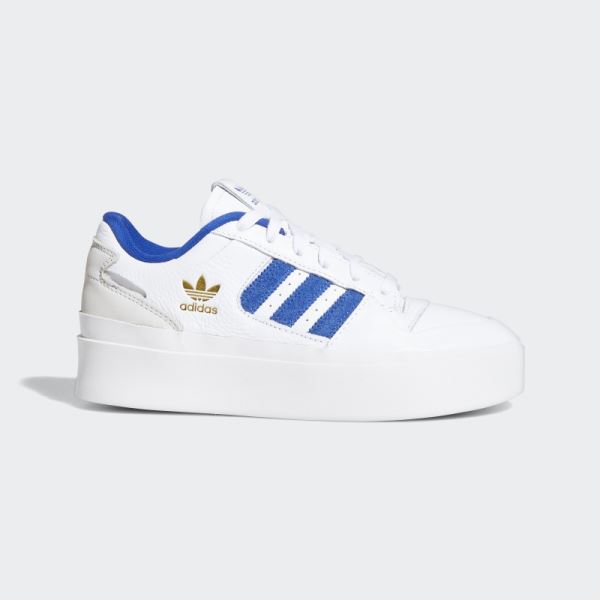 White Adidas Forum Bonega Shoes