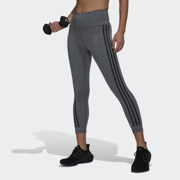 Optime Trainicons 7/8 Leggings Adidas Dark Grey Heather