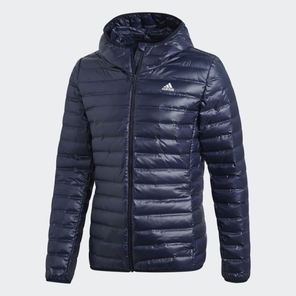 Ink Varilite Hooded Down Jacket Adidas