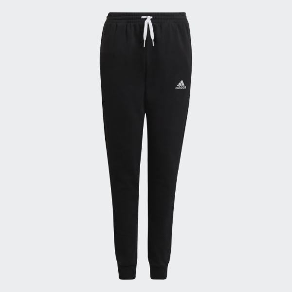 Black Adidas Entrada 22 Sweat Tracksuit Bottoms