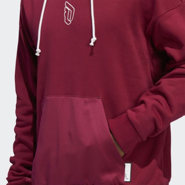 Dame 8 Innovation Hoodie Burgundy Adidas