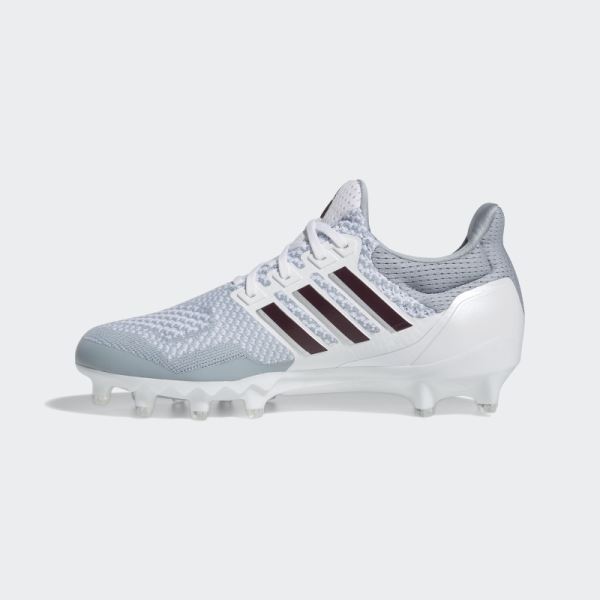 Light Grey Adidas Ultraboost Cleats