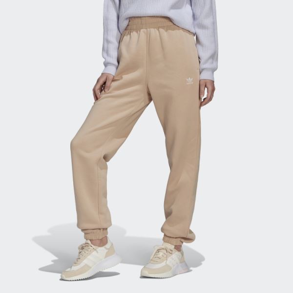 Adicolor Essentials Fleece Joggers Beige Adidas