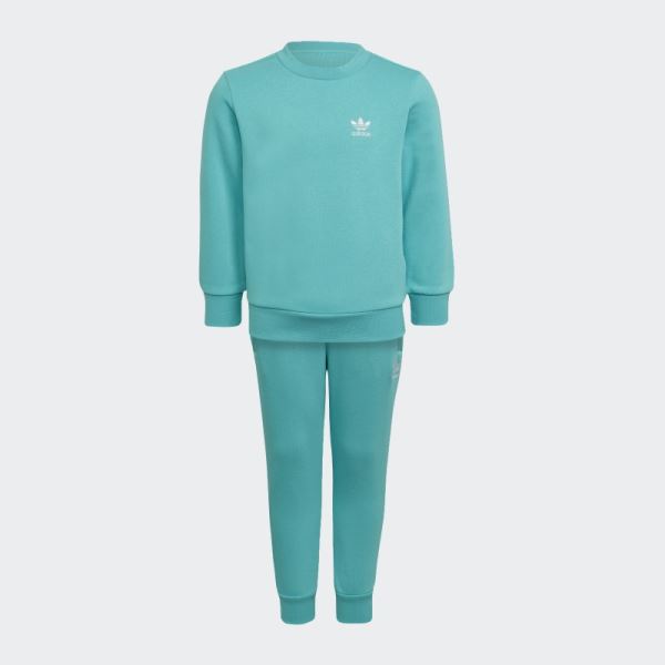 Adidas Mint Rush Adicolor Crew Set