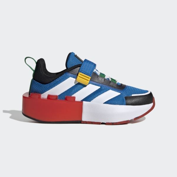 Adidas x LEGO Tech RNR Elastic Lace and Top Strap Shoes Shock Blue Fashion