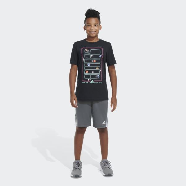 Black SS GAMING23 TEE Adidas