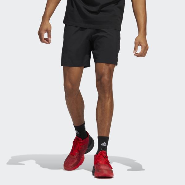 Black Donovan Mitchell Shorts Adidas