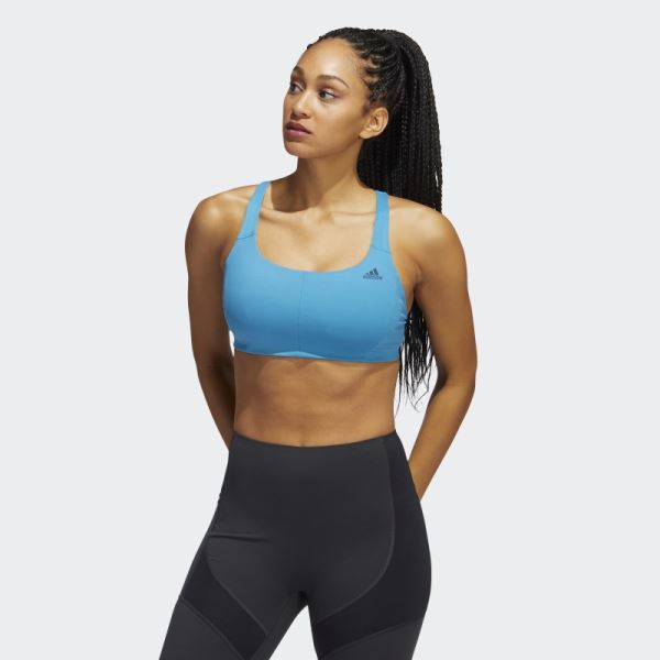 Adidas CoreFlow Medium-Support Bra Craft Blue