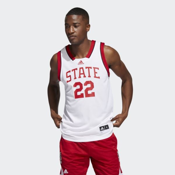 Wolfpack Swingman Jersey White Adidas