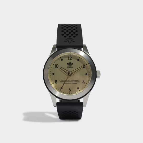 Gold Metallic Code Three Watch Adidas