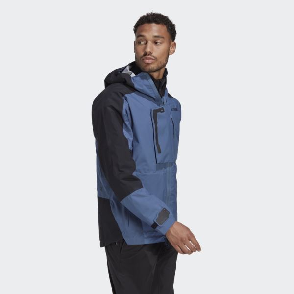 Adidas TERREX XPLORIC RAIN.RDY HIKING JACKET Steel