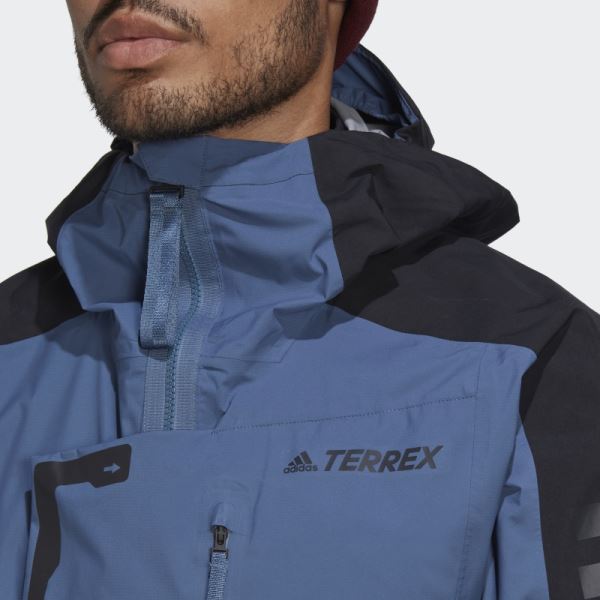 Adidas TERREX XPLORIC RAIN.RDY HIKING JACKET Steel