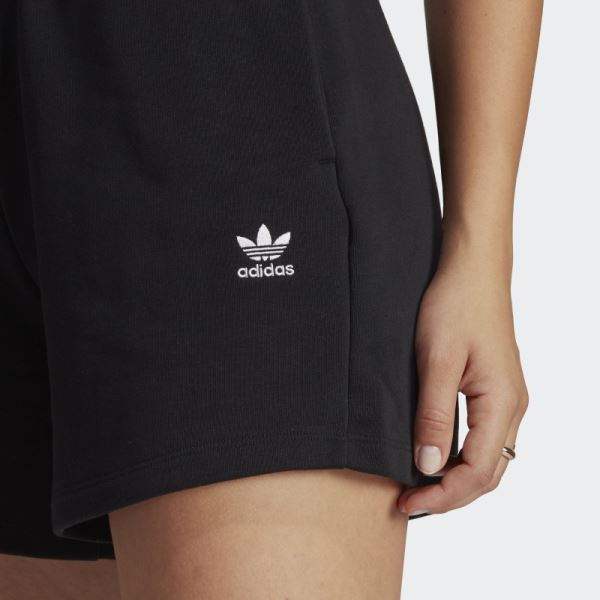 Adidas Adicolor Essentials Black French Terry Shorts