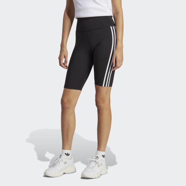 Adicolor Classics High-Waisted Short Tights Black Adidas