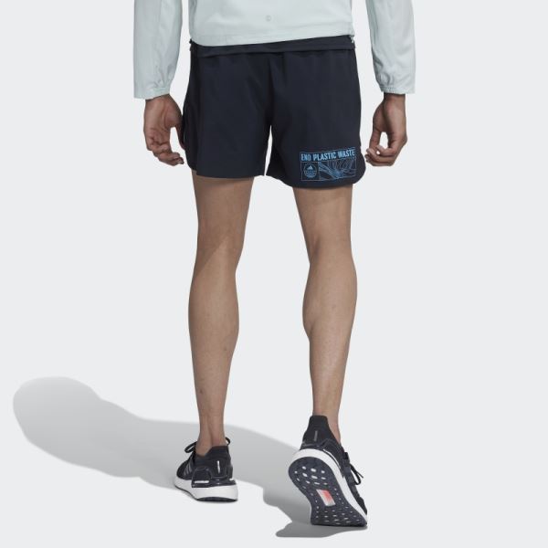 Hot Adidas Designed for Running for the Oceans Shorts Blue