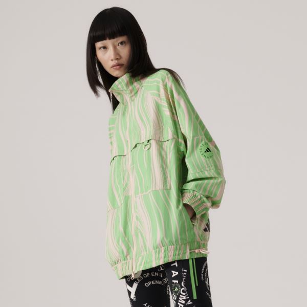 Blush Pink Hot Adidas by Stella McCartney TrueCasuals Printed Tracktop