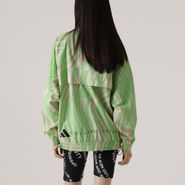 Blush Pink Hot Adidas by Stella McCartney TrueCasuals Printed Tracktop