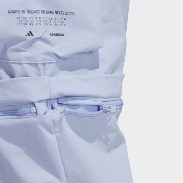 Adicross Zip-Off Golf Pants Adidas Blue Dawn