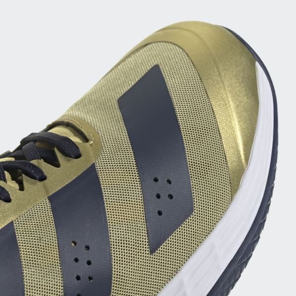 Adidas Gold Metallic Adizero Fastcourt Shoes