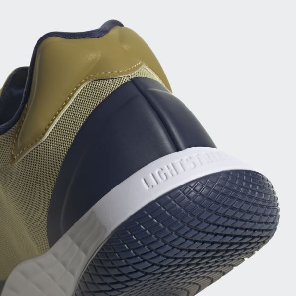 Adidas Gold Metallic Adizero Fastcourt Shoes