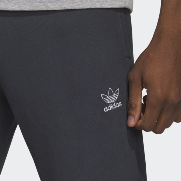 Essentials+ Dye Sweat Pants Black Adidas