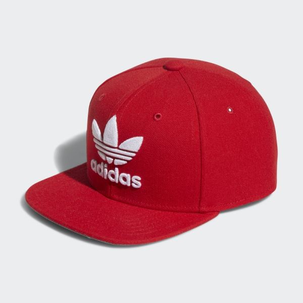 Scarlet Trefoil Snapback Hat Adidas