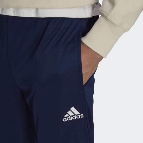 Navy Blue Adidas Entrada 22 Training Tracksuit Bottoms