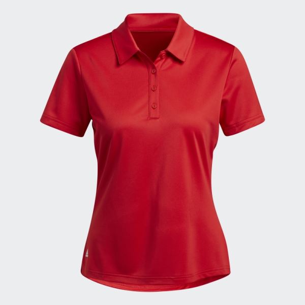 Adidas Red Performance Primegreen Polo Shirt Stylish