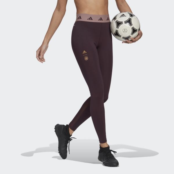 Maroon Germany Tights Adidas