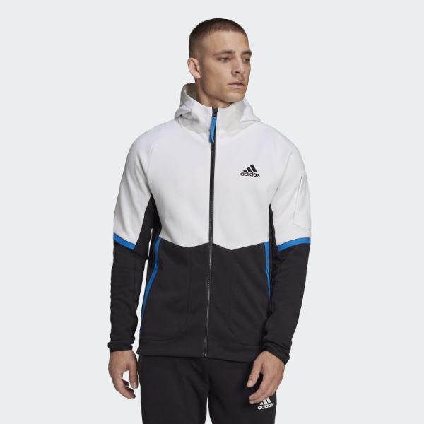 Designed for Gameday Full-Zip Jacket White Adidas