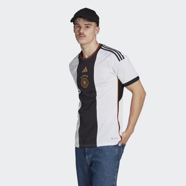 Germany 22 Home Jersey White Adidas Fashion