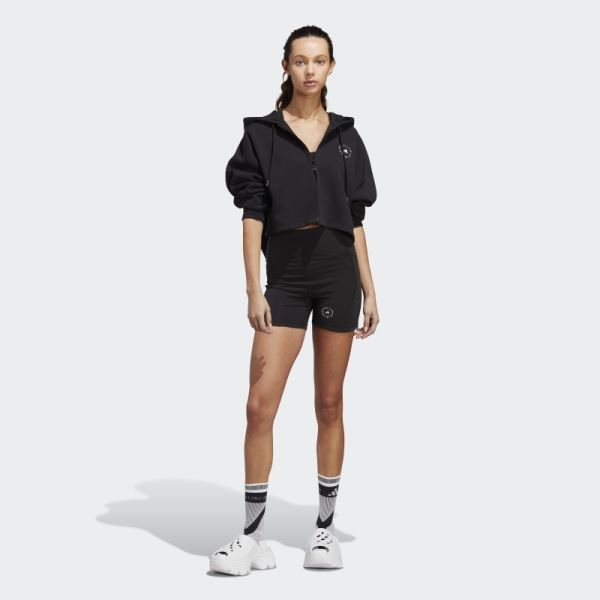 Black Fashion Adidas by Stella McCartney Cropped Hoodie