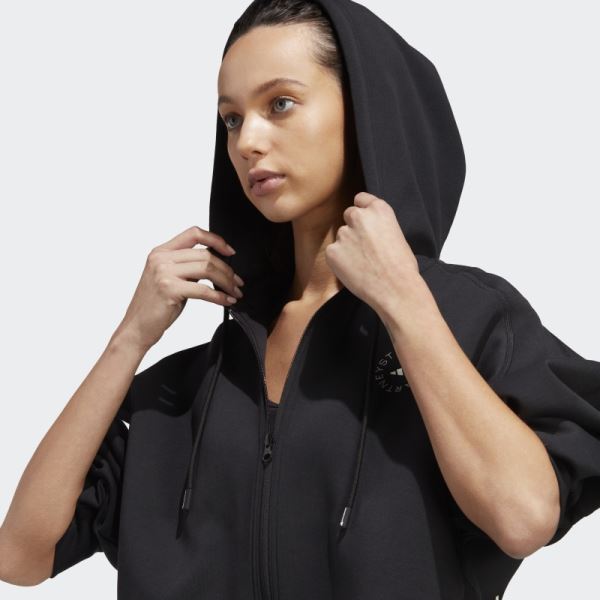 Adidas by Stella McCartney Cropped Hoodie Fashion Black