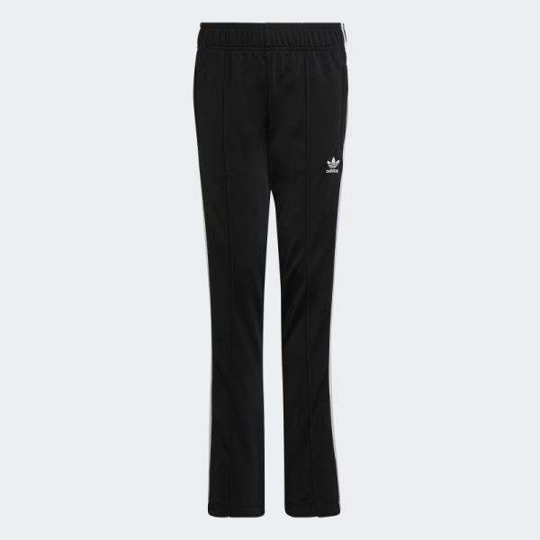 Adidas Black 3-Stripes Flared Tracksuit Bottoms