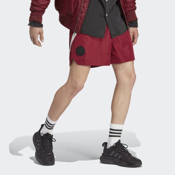 Adidas Coll Burgundy World Cup Tech Shorts