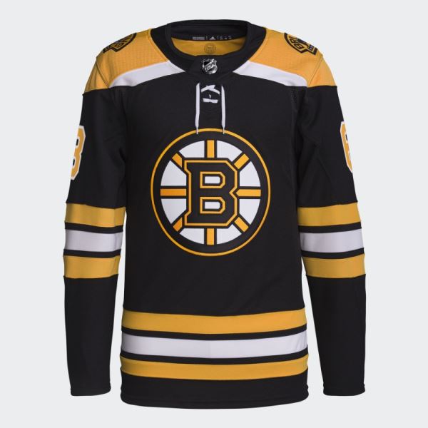 Black Adidas Bruins Marchand Home Authentic Jersey