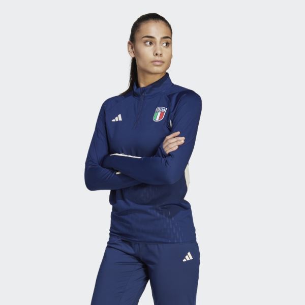 Adidas Italy Tiro 23 Pro Top Dark Blue