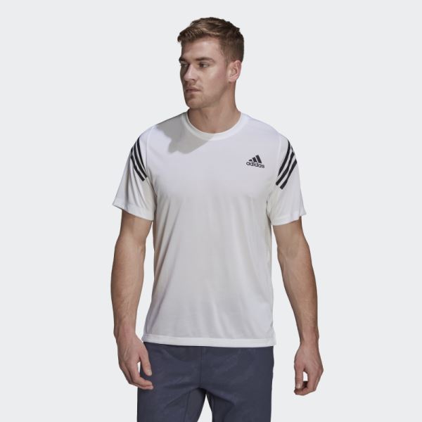 Adidas White Train Icon Training Tee