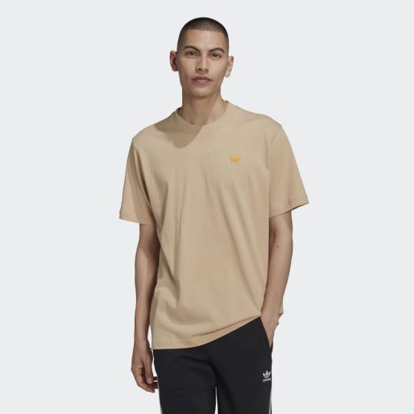 Adidas Varsity Loose Tee Beige