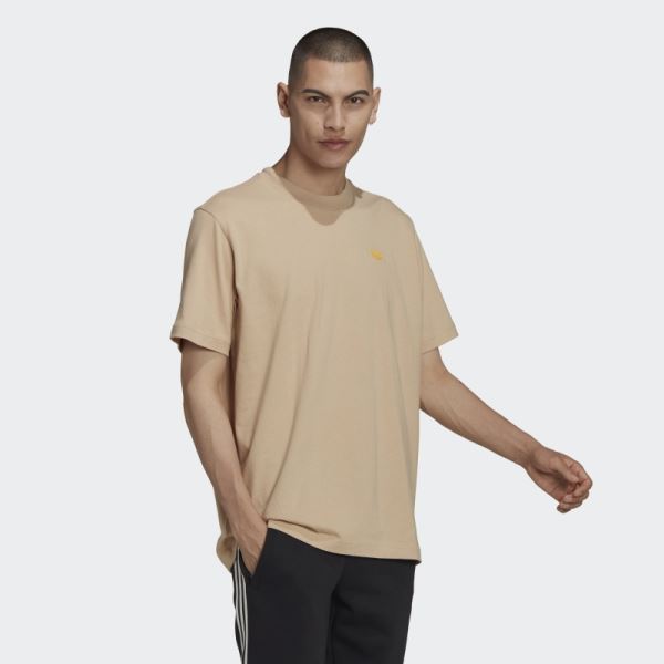 Adidas Varsity Loose Tee Beige