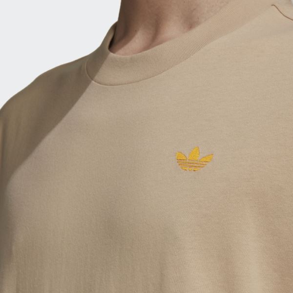 Adidas Varsity Loose Tee Beige