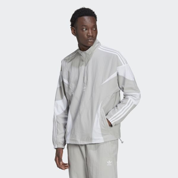 Grey Oztradamus Windbreaker Adidas