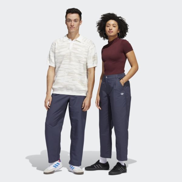 Navy Nora Track Slacks (Gender Neutral) Adidas