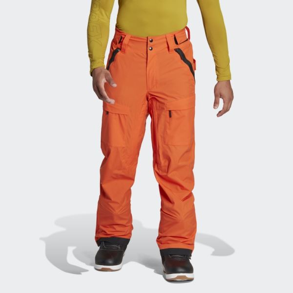 Adidas Resort Two-Layer Shell Tracksuit Bottoms Orange