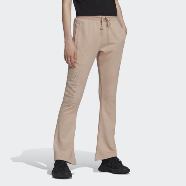 Adidas 2000 Luxe Open Hem Track Pants Ash Pearl Hot