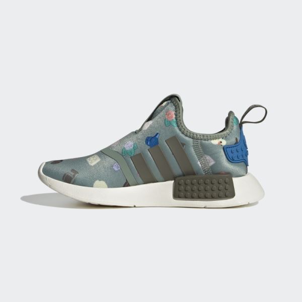 Silver Green Fashion Adidas NMD 360 x LEGO Shoes