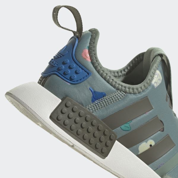 Silver Green Fashion Adidas NMD 360 x LEGO Shoes