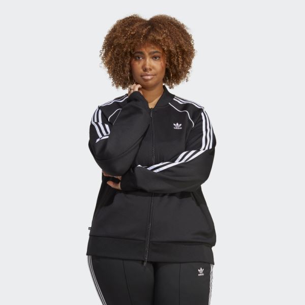 Adicolor Classics SST Track Top (Plus Size) Adidas Black