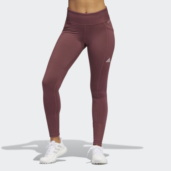 Adidas COLD.RDY Leggings Burgundy